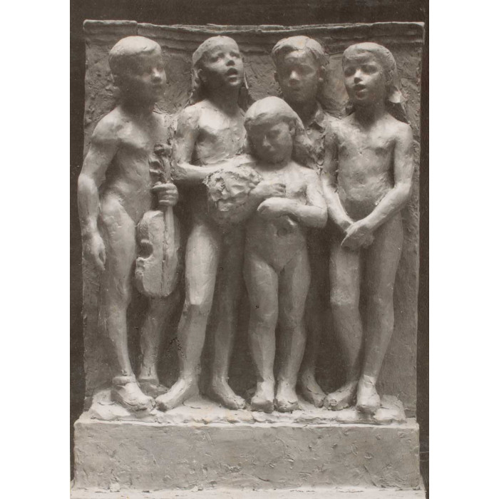 Etude en terre du Tombeau de Jef Van Poppel