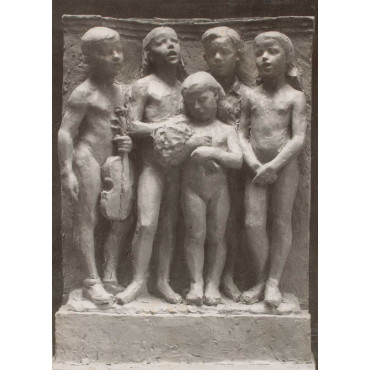 Etude en terre du Tombeau de Jef Van Poppel