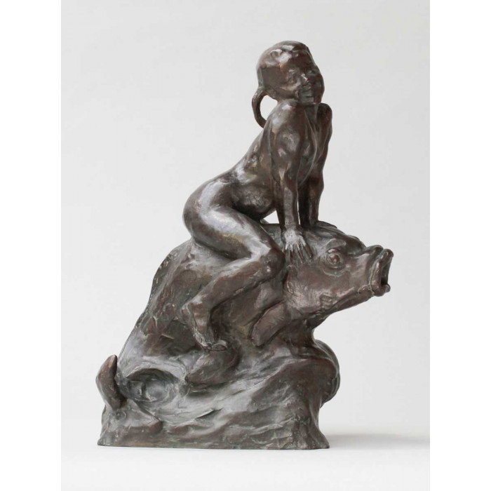 Esquisse de la Fontaine au poisson bronze