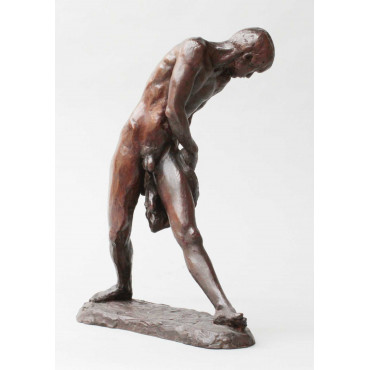 Christophe s'essuyant