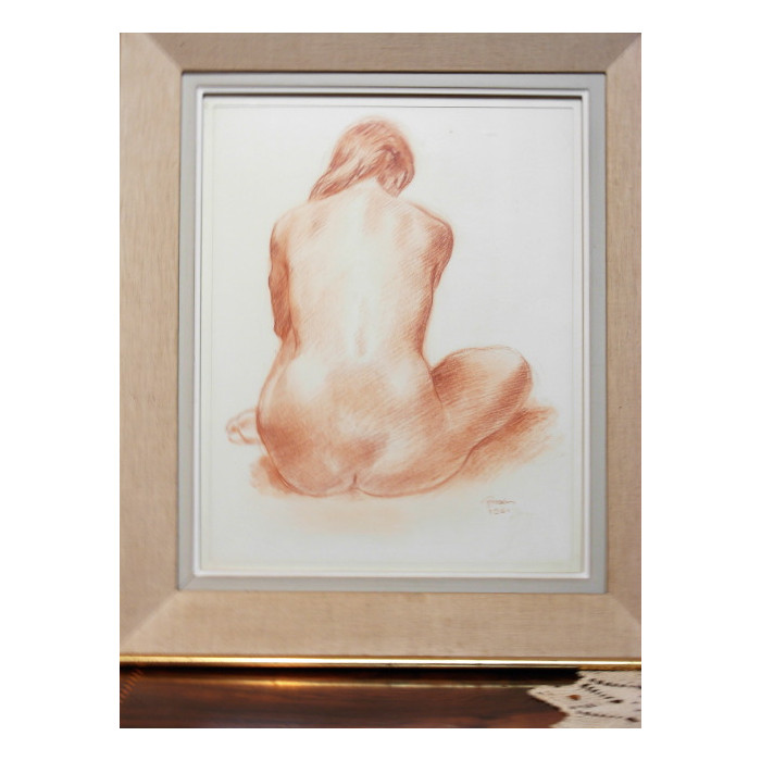 Femme nue de dos 779