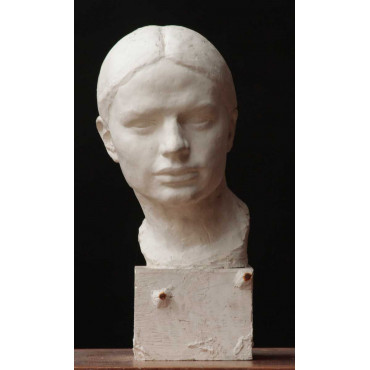 Buste de Boizou : modèle en plâtre