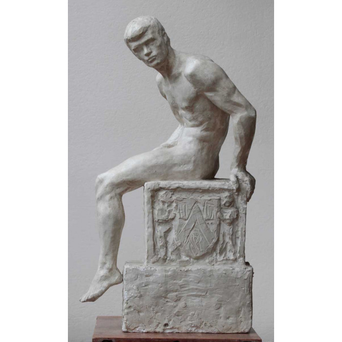 Athlète de Ville d'Avray : maquette au tiers