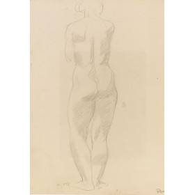 Femme nue de dos 720