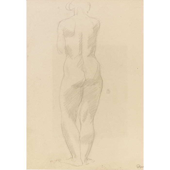 Femme nue de dos 720