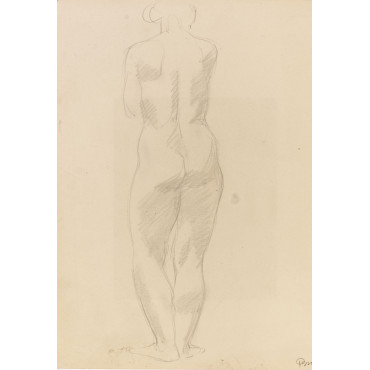 Femme nue de dos 720