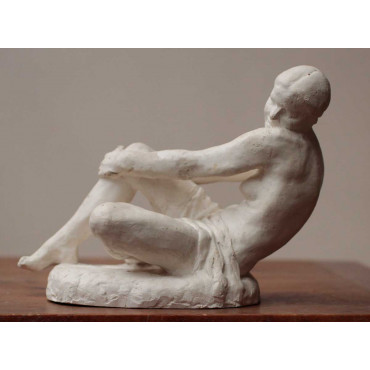 Naïade : étude avec drapé