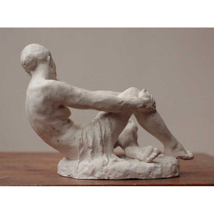 Naïade : étude avec drapé