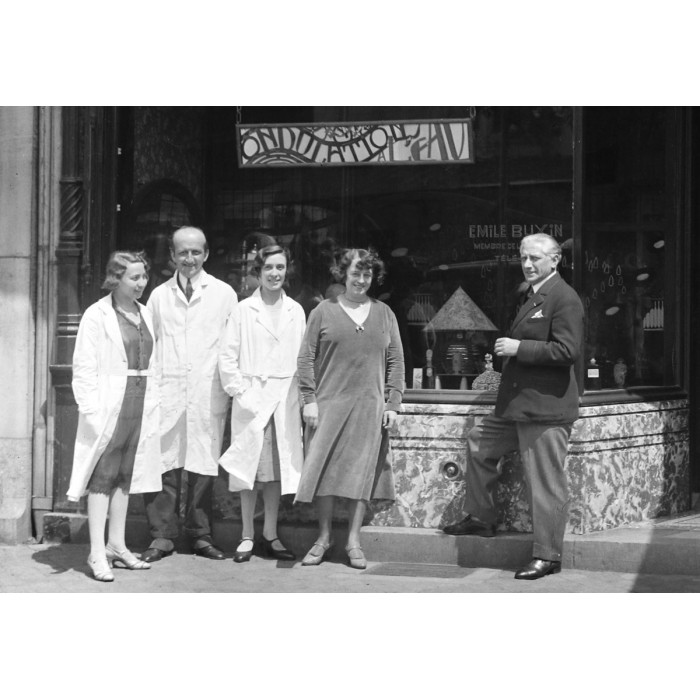 Le salon de coiffure des parents de Stéphan Buxin à Liège.