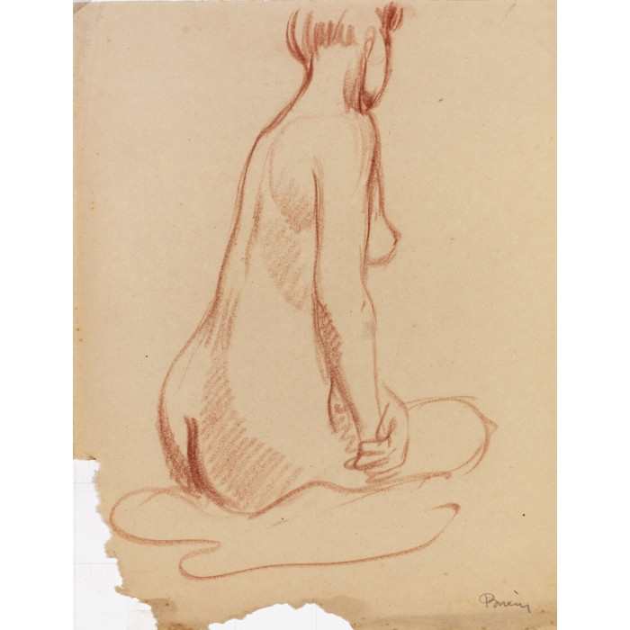 Femme nue de dos