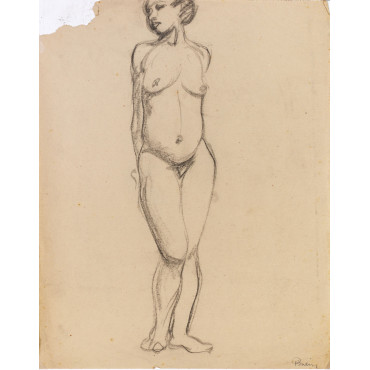 Femme nue de face 718