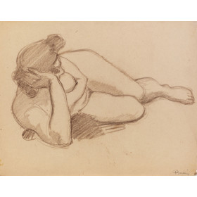 Femme nue couchée 700
