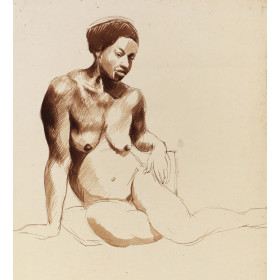 Femme nue de face 703