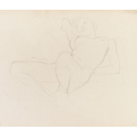 Femme nue sur le dos