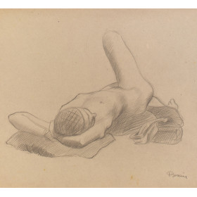 Femme nue sur le dos