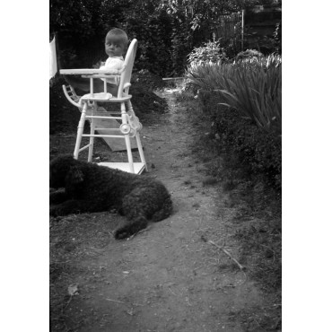 Charles au jardin avec Xérès