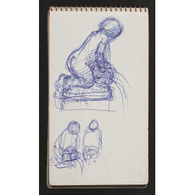 croquis d'étude de la fontaine au poisson 05