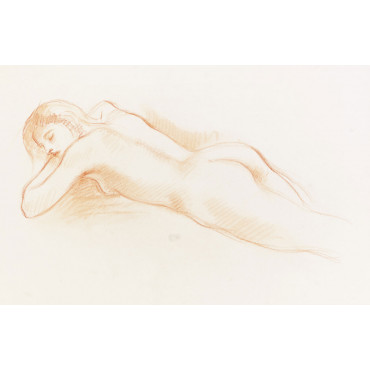 Femme nue alongé