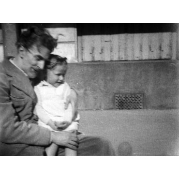 Jeannette et son parrain Iwan Cerf