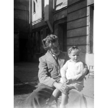 Jeannette et son parrain Iwan Cerf