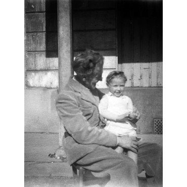 Jeannette et son parrain Iwan Cerf