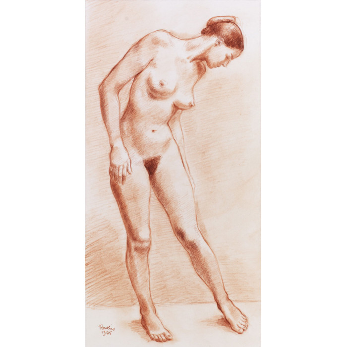 Femme nue debout de face