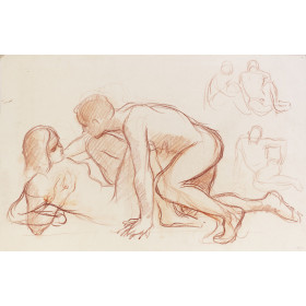 Sarcophage : Vallée de l'ombre de la mort : homme agressant une femme