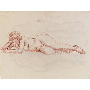 Femme nue allongée