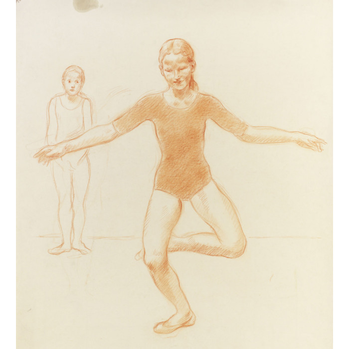 Adolescent fille dansant et adolescent fille danseuse debout