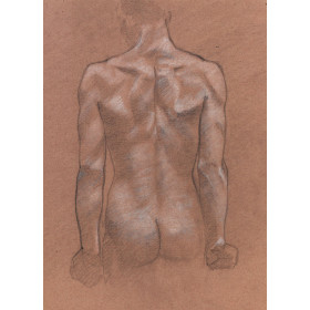 Homme nu de dos