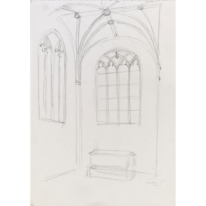 Sarcophage : étude d'implantation dans l'église de Clermont-en-Argonne