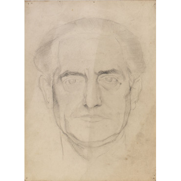 Portrait d'homme de face