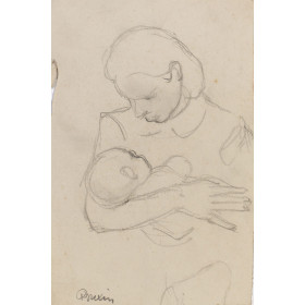 Femme portant un bébé