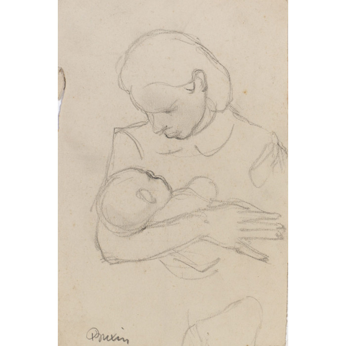 Femme portant un bébé