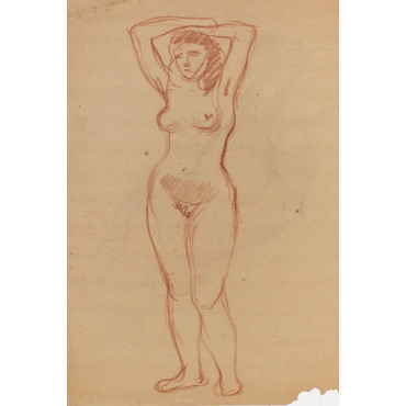 Femme nue debout