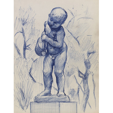 L'enfant à l'arrosoir ou Fontaine de Matignon