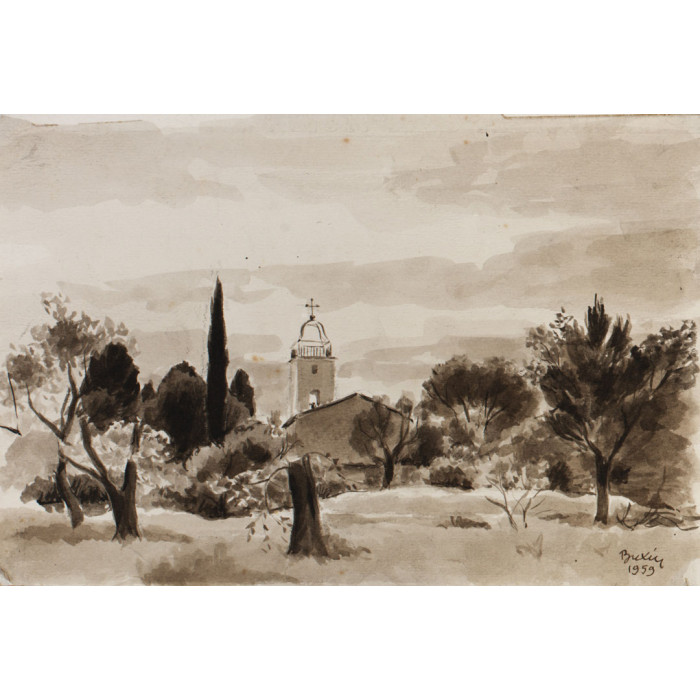 L'église de ROQUEFORT & paysage