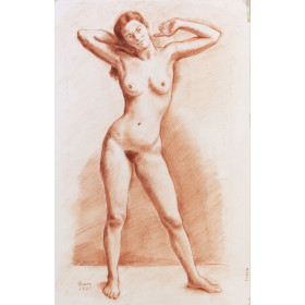 Femme nue de face