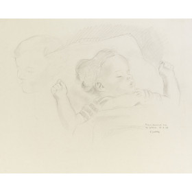 Portrait enfant dormant