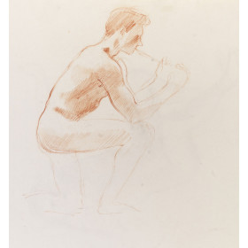 Sarcophage : Verts pâturages : joueur de flûte