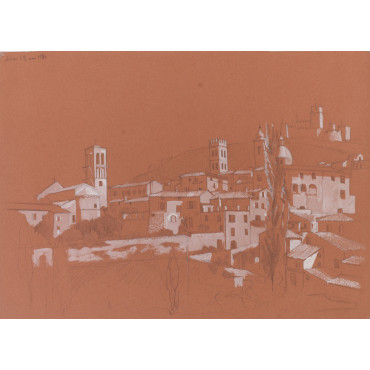 Paysage : Assise,Italie