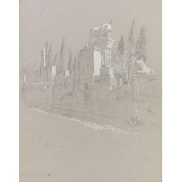 Paysage : cimetière