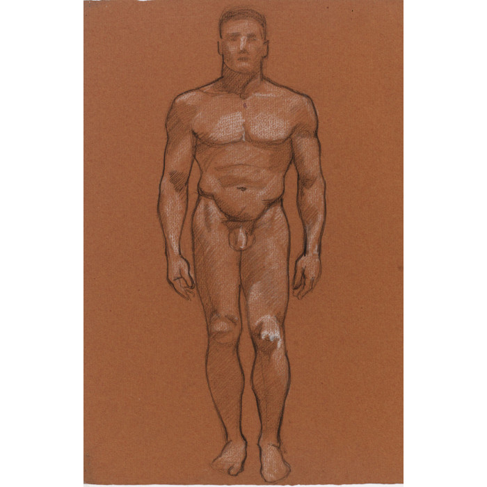 Homme nu de Face debout
