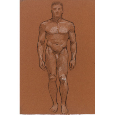 Homme nu de Face debout