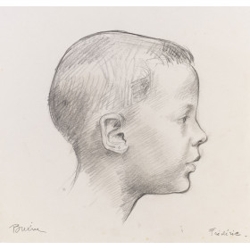 Portrait d'enfant profil