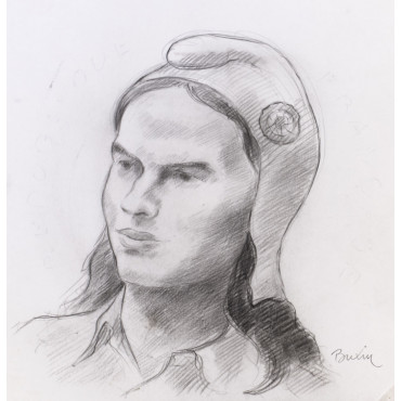 Portrait de femme république bonnet phrygien étude pour médaille