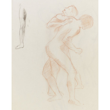 couple d'adolescent luttant