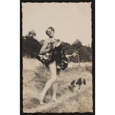 Stephan Buxin s'amusant dans sa jeunesse