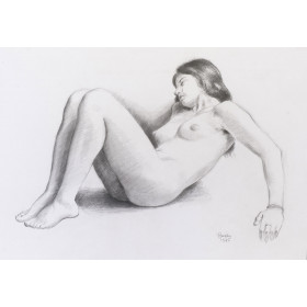 Femme nue allongée