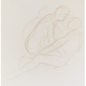 Sarcophage : Consolation : croquis d'étude